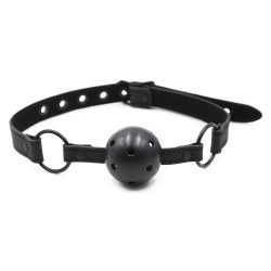 high grade leather breathable ball gag