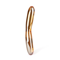 crescent glass anal toy